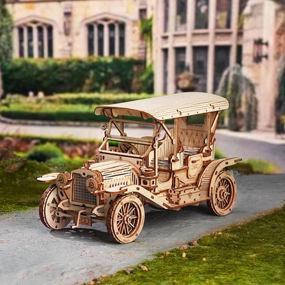 ROKR Vintage Car Antique Runabout 3D Wooden Puzzle MC801