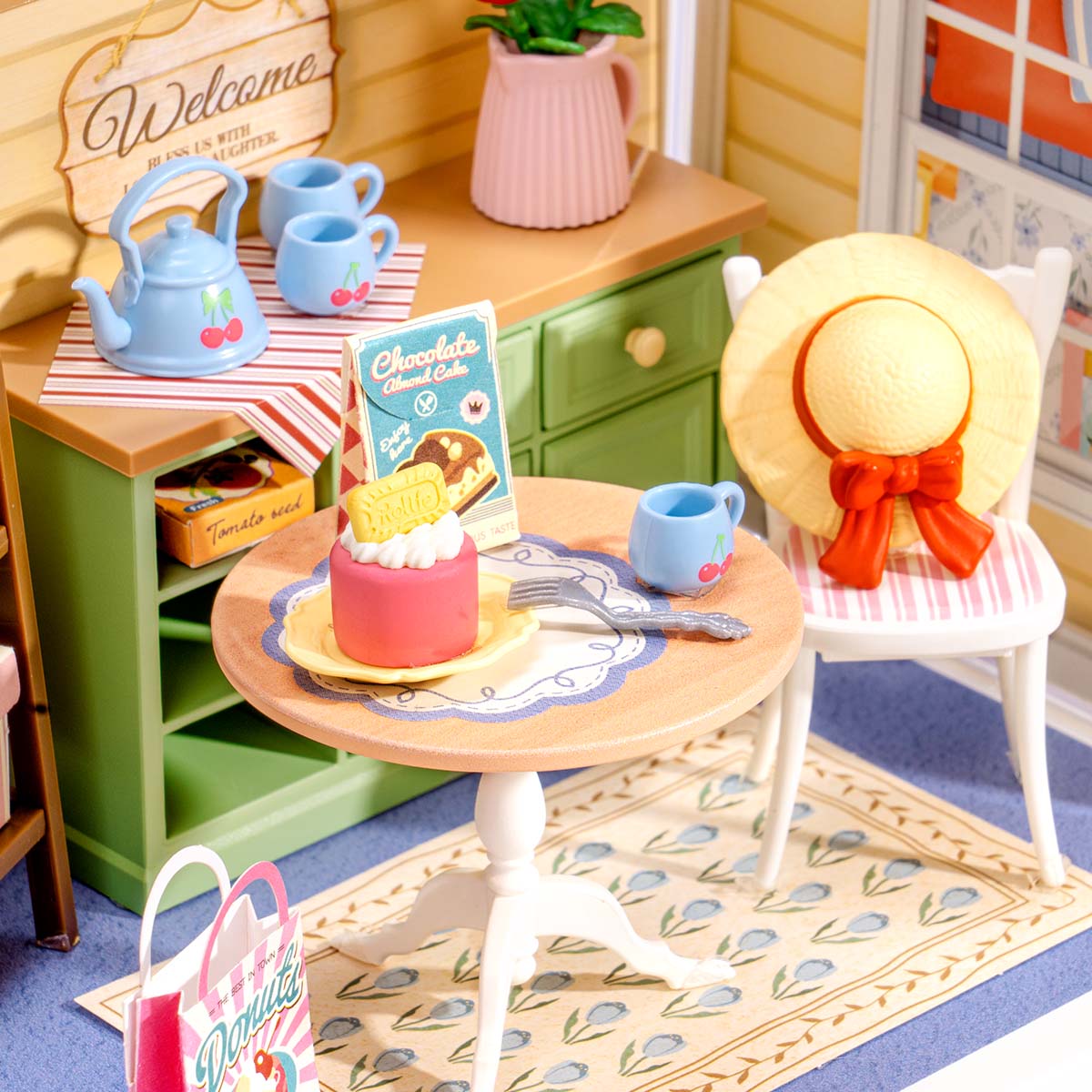 Rolife Sunshine Sip Porch DIY Miniature House DWS07B