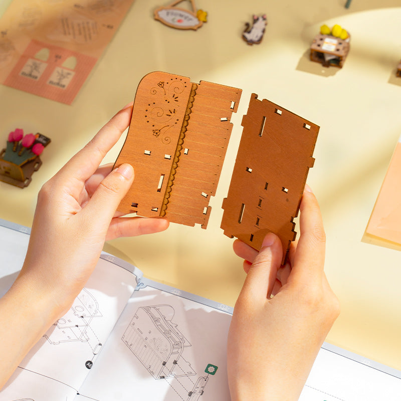 Rolife Blossom Cart 3D Wooden Puzzle TGS03