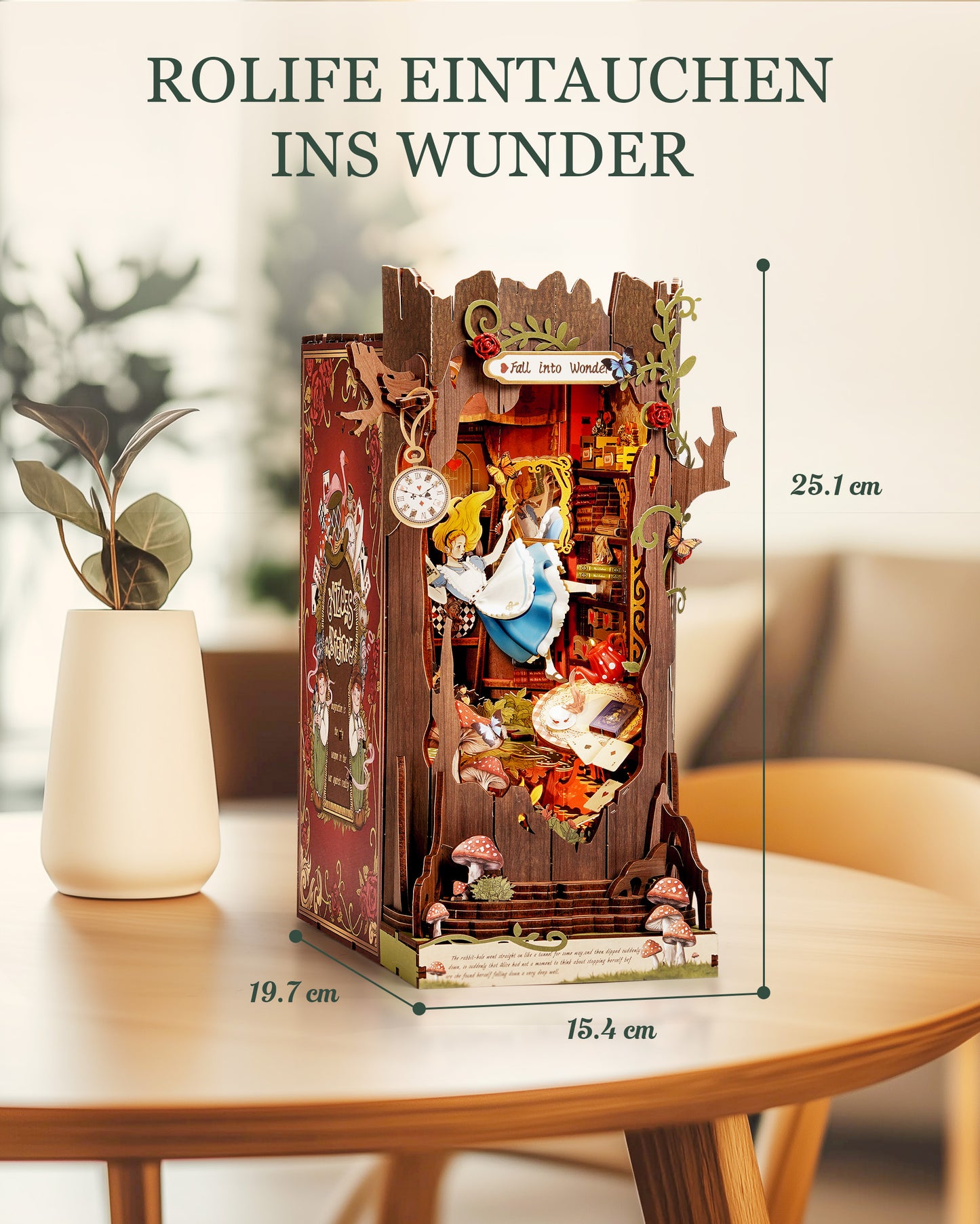 Rolife Fall Into Wonder DIY Book Nook Shelf Insert TGB12