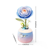 DIY Starry Camellia Night Lamp 3D Puzzle Home Decore Gift