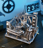 ROKR Spaceport Marble Run Puzzle: 3D Wooden STEM Model Kit
