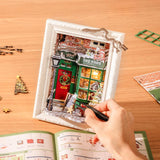DIY Miniature Rolife Santa’s Toy Shop 3D Wooden Puzzle Christmas Decor DP006