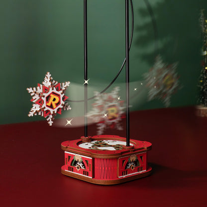 ROKR Santa on Skis Pendulum Balance Toy 3D Puzzle MCD06
