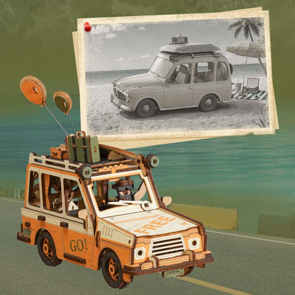 ROKR Road Tripper Pendulum Balance 3D Wooden Puzzle MCD03