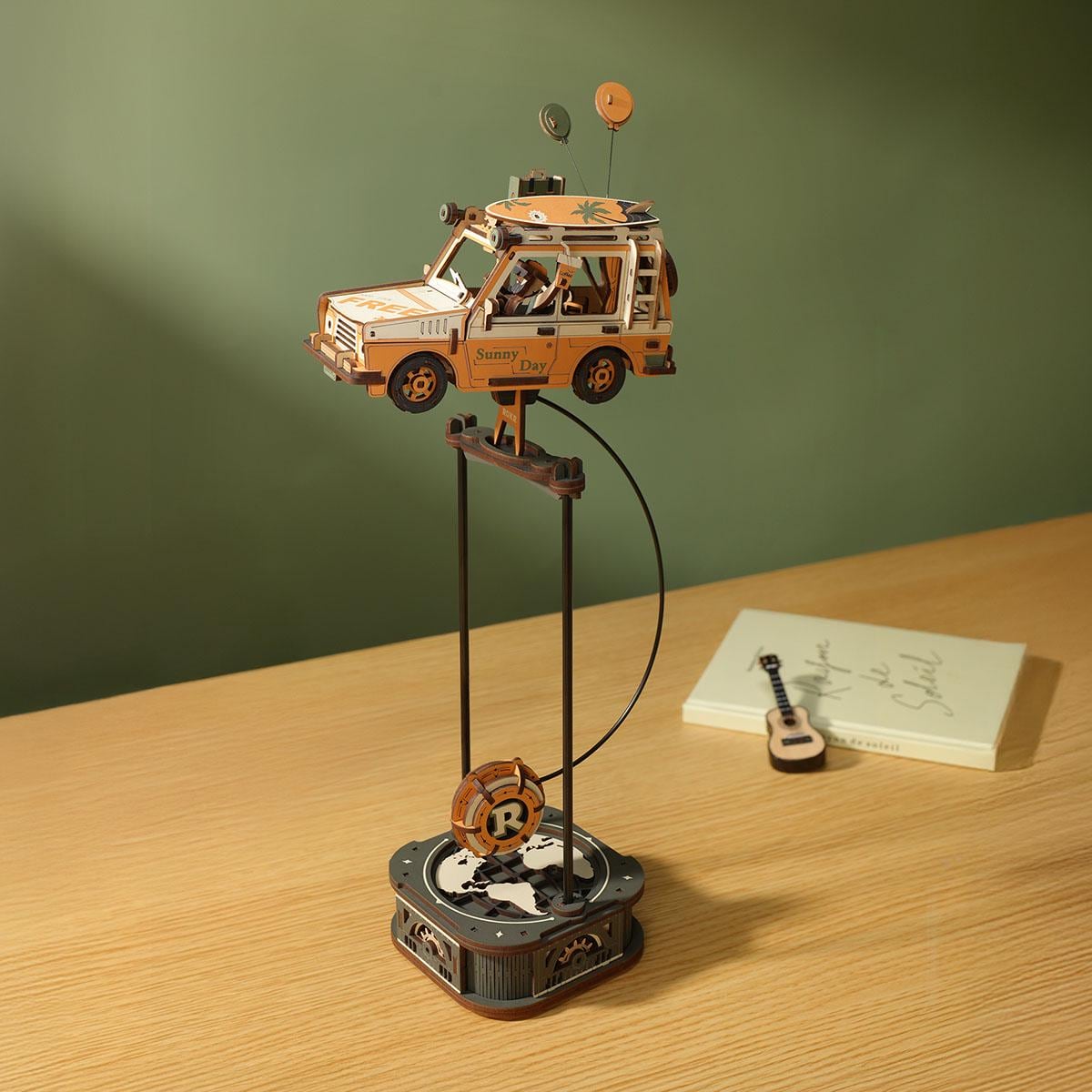 ROKR Road Tripper Pendulum Balance 3D Wooden Puzzle MCD03