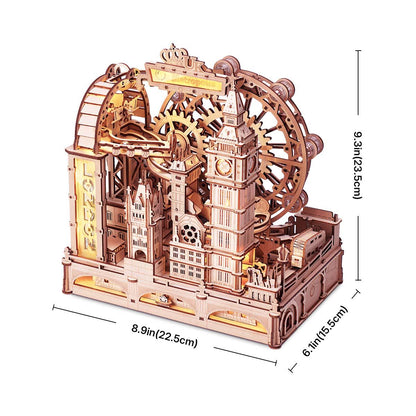 ROKR London Marble Run 3D Wooden Puzzle EGB01