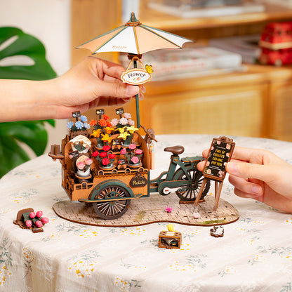 Rolife Blossom Cart 3D Wooden Puzzle TGS03
