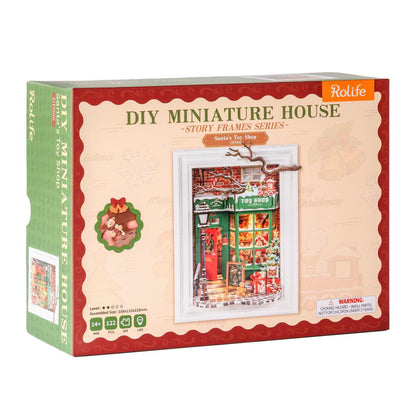 ROKR Rolife Santa’s Toy Shop Miniature Room 3D Wooden Puzzle DP006