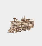 Locomotive 3D Wooden Puzzle Kit: Mechanical Gear Model, STEAM Toy