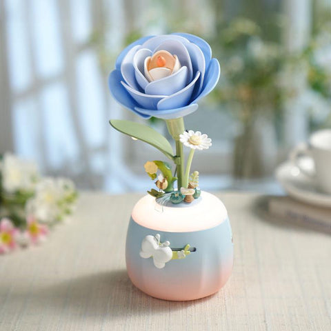 DIY Starry Camellia Night Lamp 3D Puzzle Home Decore Gift