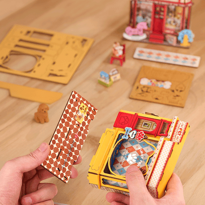 Rolife DIY Miniature House – Whimsy Toy Shop Wooden Puzzle Kit (DS044)