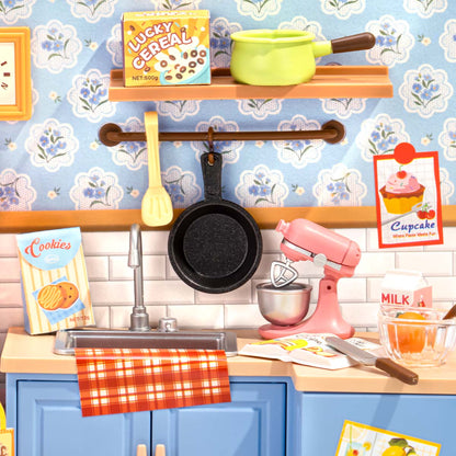 Rolife Homely Baking Kitchen DIY Miniature House DWS08B