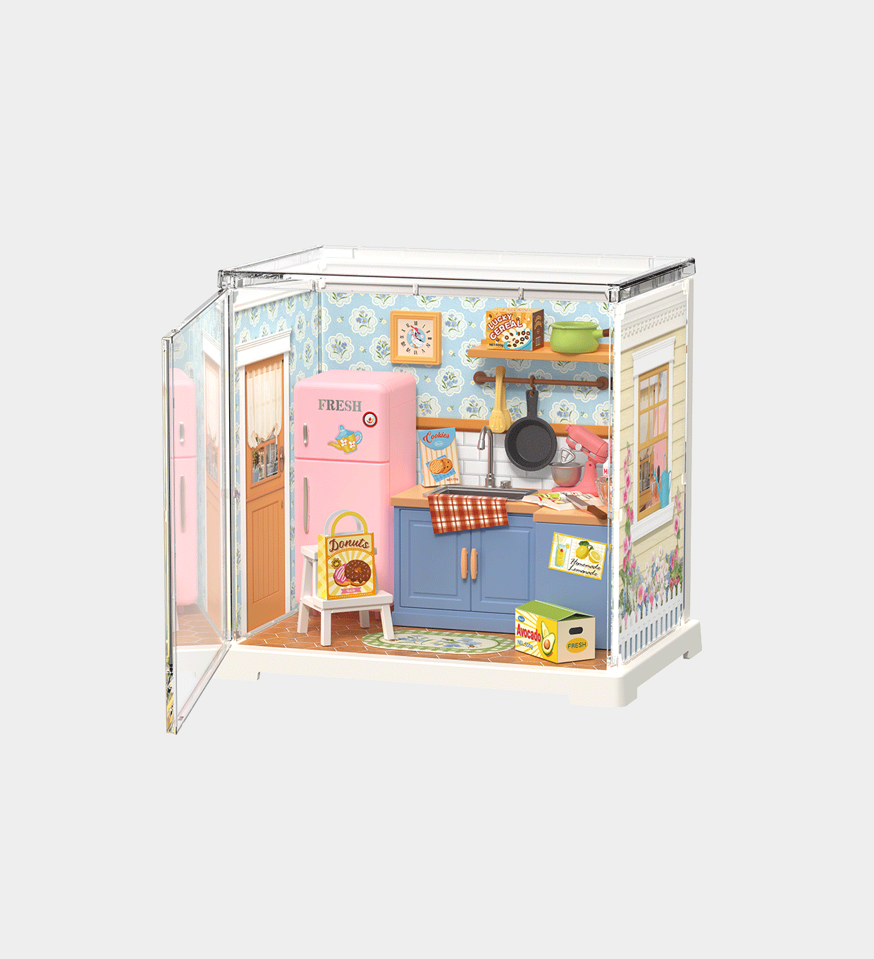 Rolife Homely Baking Kitchen DIY Miniature House DWS08B