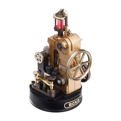ROKR Morse Telegraph Mechanical 3D Wooden Puzzle Kit (CGM02)
