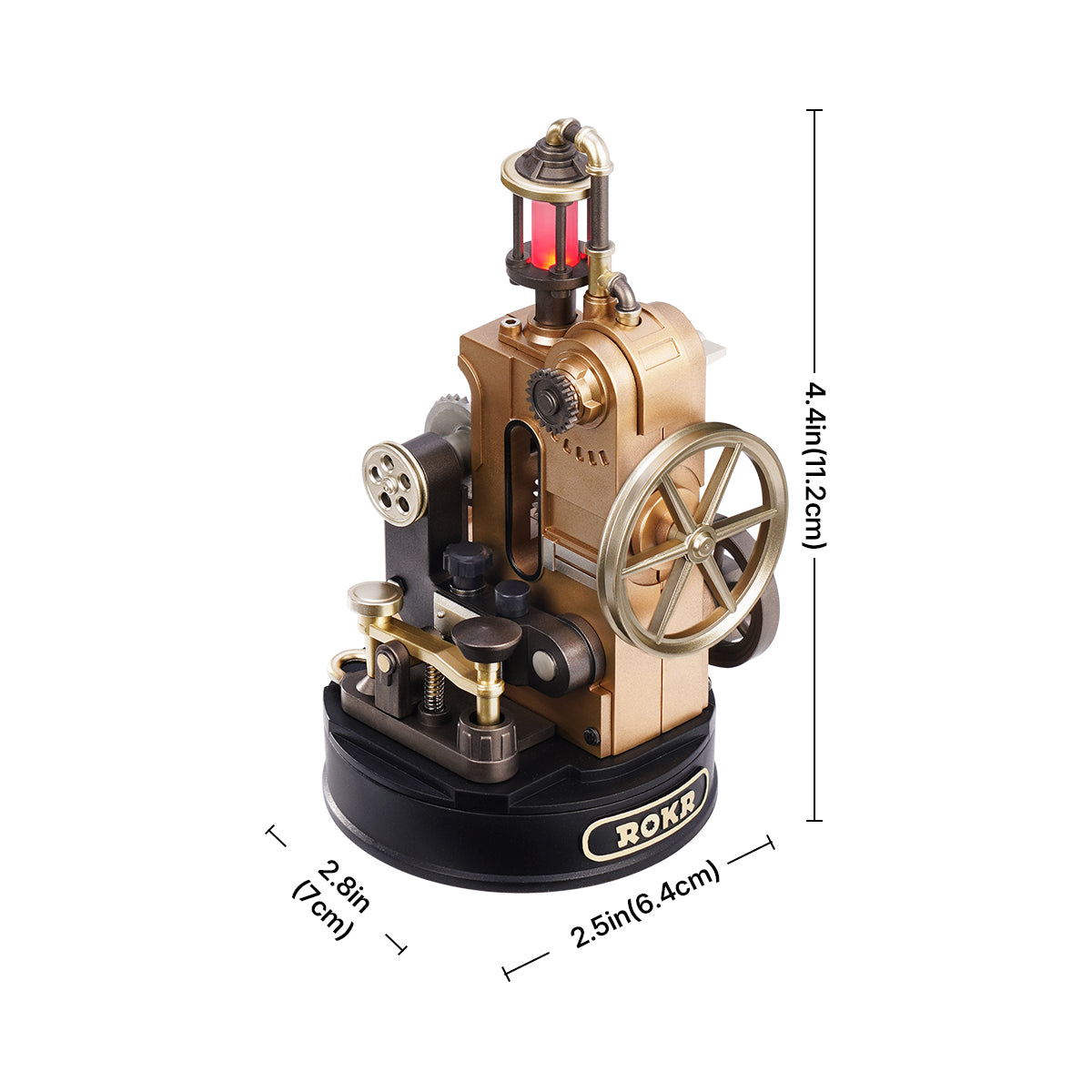 ROKR Morse Telegraph Mechanical 3D Wooden Puzzle Kit (CGM02)