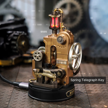 ROKR Morse Telegraph Mechanical 3D Wooden Puzzle Kit (CGM02)