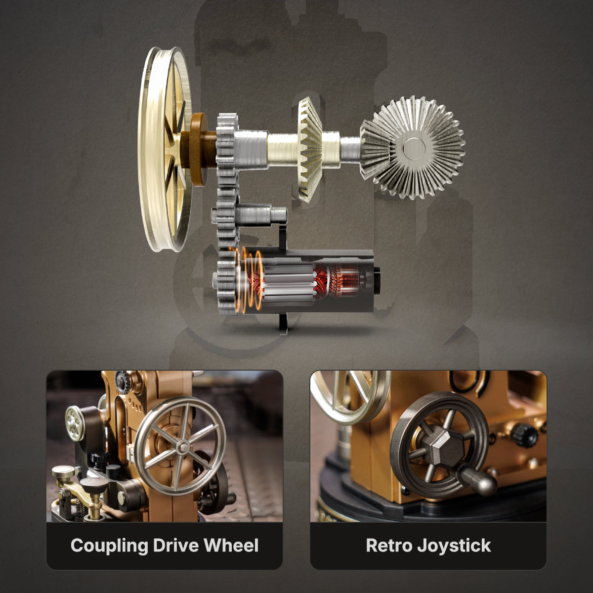 ROKR Morse Telegraph Mechanical 3D Wooden Puzzle Kit (CGM02)