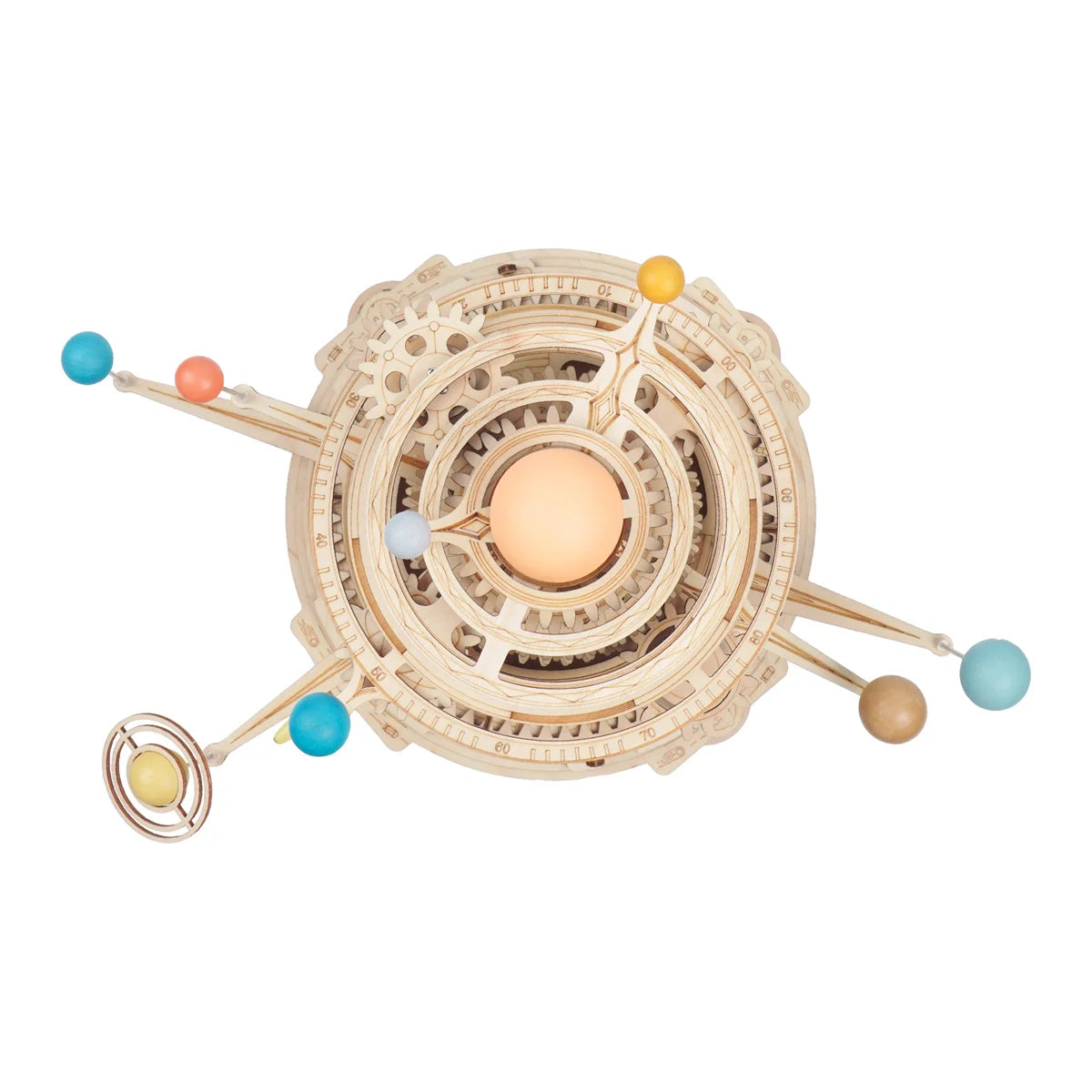 ROKR Mechanical Orrery 3D Wooden Puzzle DIY Model Kit ST001