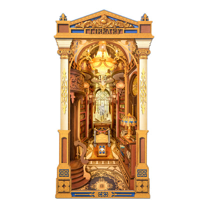 Rolife DIY Book Nook – Library of Wonders Wooden Puzzle Kit (TGB16)