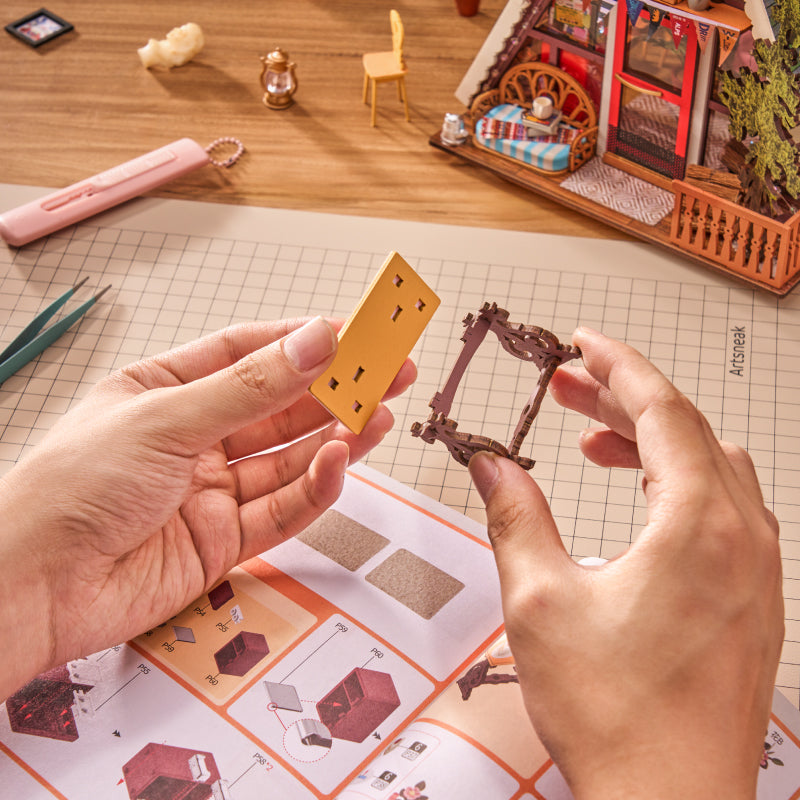 Rolife A-Frame Cabin DIY Miniature House DG181