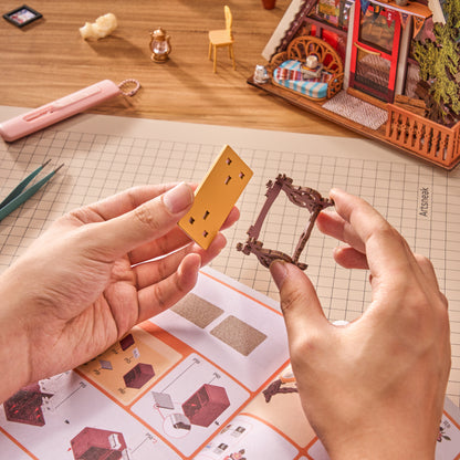 Rolife A-Frame Cabin DIY Miniature House DG181