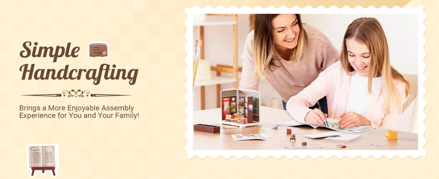 Rolife Super Creator Mini Series Dollhouse 3D Puzzle DIY Miniature House Model Kit