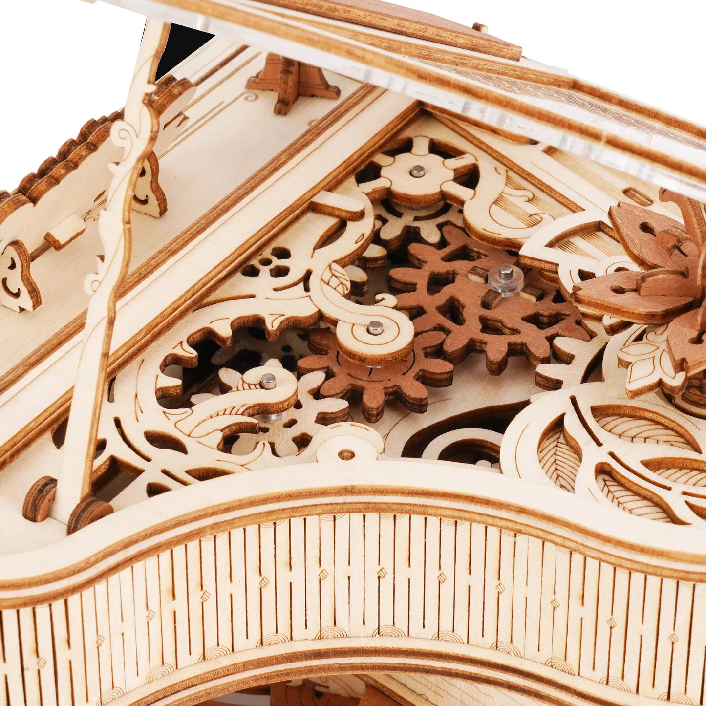 Robotime Rolife Sunset Carnival Series DIY Wooden Puzzle Music Box Model Kit AMT01 AMK81 AMK63