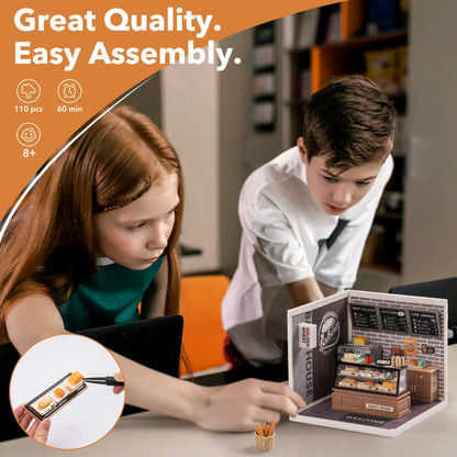 Robotime Rolife Super Creator Series DIY Miniature House Model Kit DW004 DW005B DW006