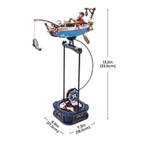 Robotime ROKR Gravity Swing – 3D Wooden Puzzle Kit with Interactive Motion & Ocean-Inspired Designs for Teens & Adult