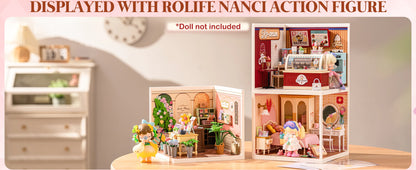 Robotime Rolife Super Creator Series DIY Miniature Dollhouse Model Kit DW019B DW018B DW017B