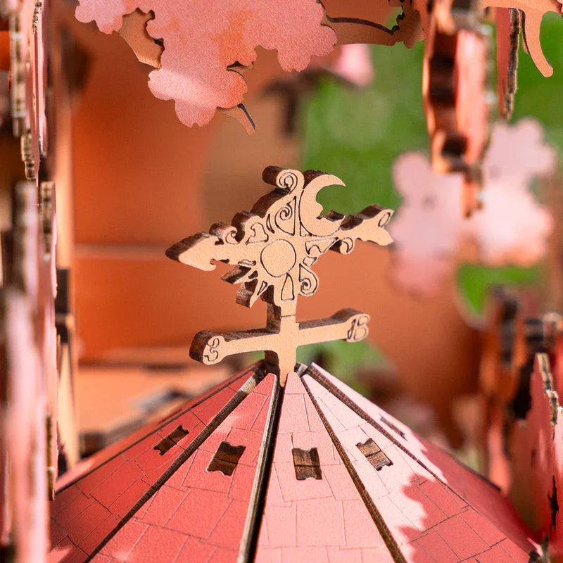 Robotime Rolife Sakura Tree House 3D Wooden Puzzle DIY Model Kit TGS04