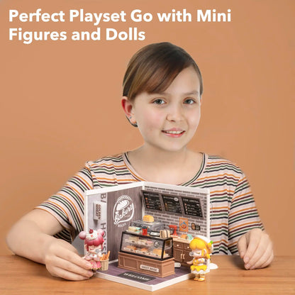 Robotime Rolife Super Creator Series DIY Miniature House Model Kit DW004 DW005B DW006