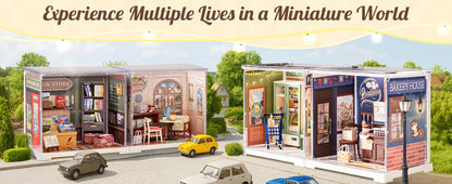 Rolife Super Creator Mini Series Dollhouse 3D Puzzle DIY Miniature House Model Kit