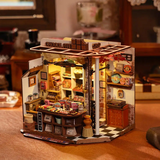Robotime 3D Wooden Dollhouse Kit Unique Gift Home Decoration Ornament DIY