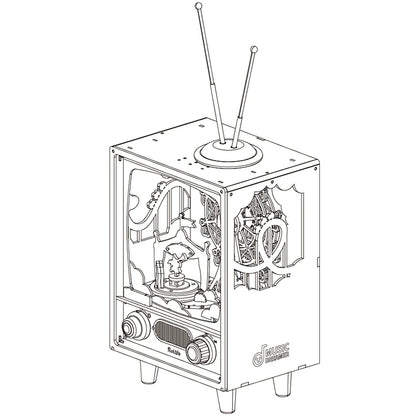 Robotime Rolife Sunset Carnival Series DIY Wooden Puzzle Music Box Model Kit AMT01 AMK81 AMK63
