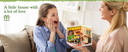 Rolife Hong Kong Bites Cafe Miniature House 3D Puzzle DIY Model Kit DW021 DW022 DW020