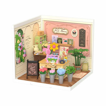 Robotime Rolife Super Creator Series DIY Miniature Dollhouse Model Kit DW019B DW018B DW017B