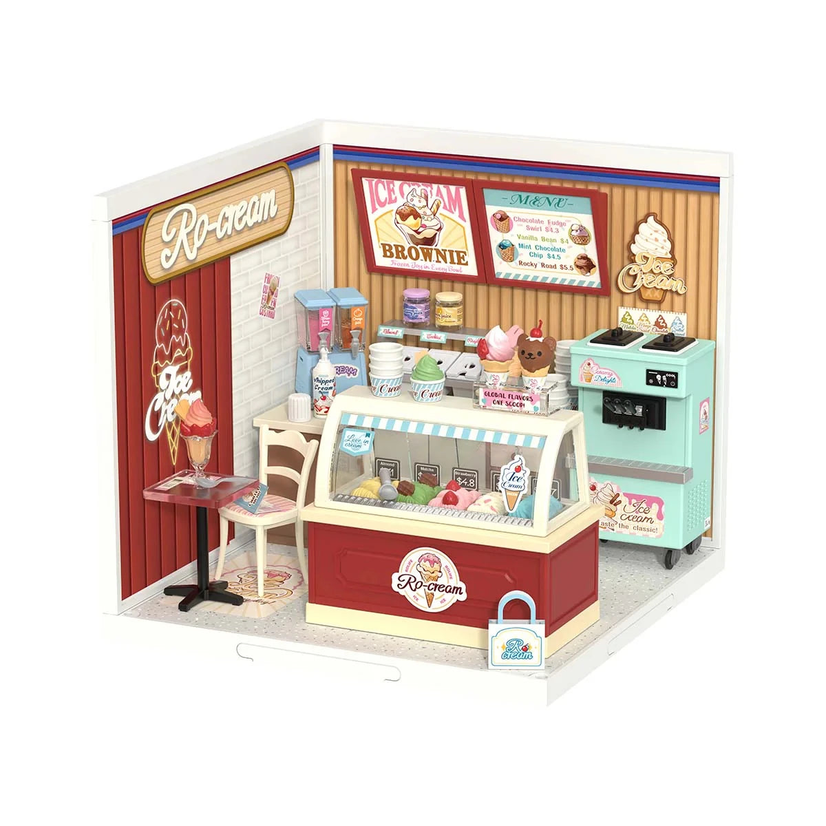 Robotime Rolife Super Creator Series DIY Miniature Dollhouse Model Kit DW019B DW018B DW017B