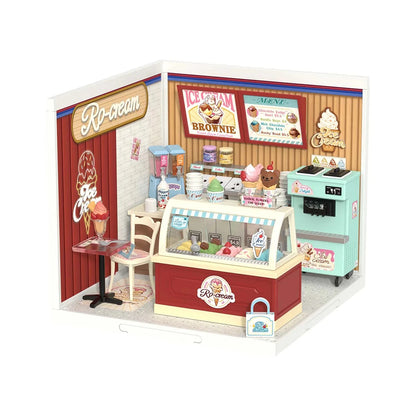 Robotime Rolife Super Creator Series DIY Miniature Dollhouse Model Kit DW019B DW018B DW017B