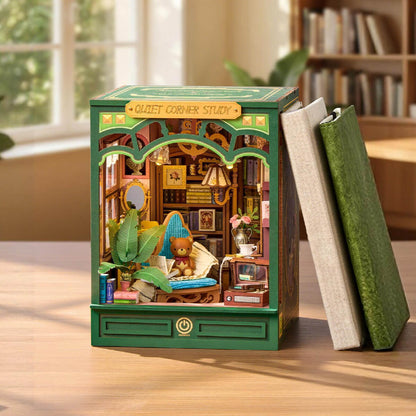 Rolife Quiet Corner Study DIY Book Nook Kit (TGE03)