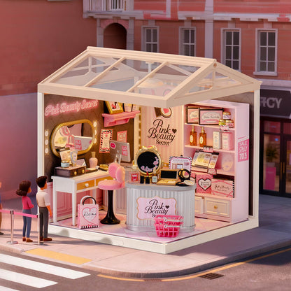 Rolife Pink Beauty Secret DIY Miniature House Kit (DW026)