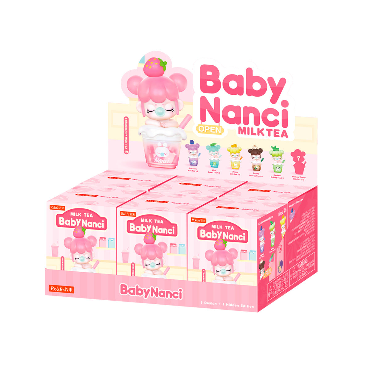 Rolife BabyNanci Surprise Figure Dolls – Milk Tea Series Blind Box (NDXX)