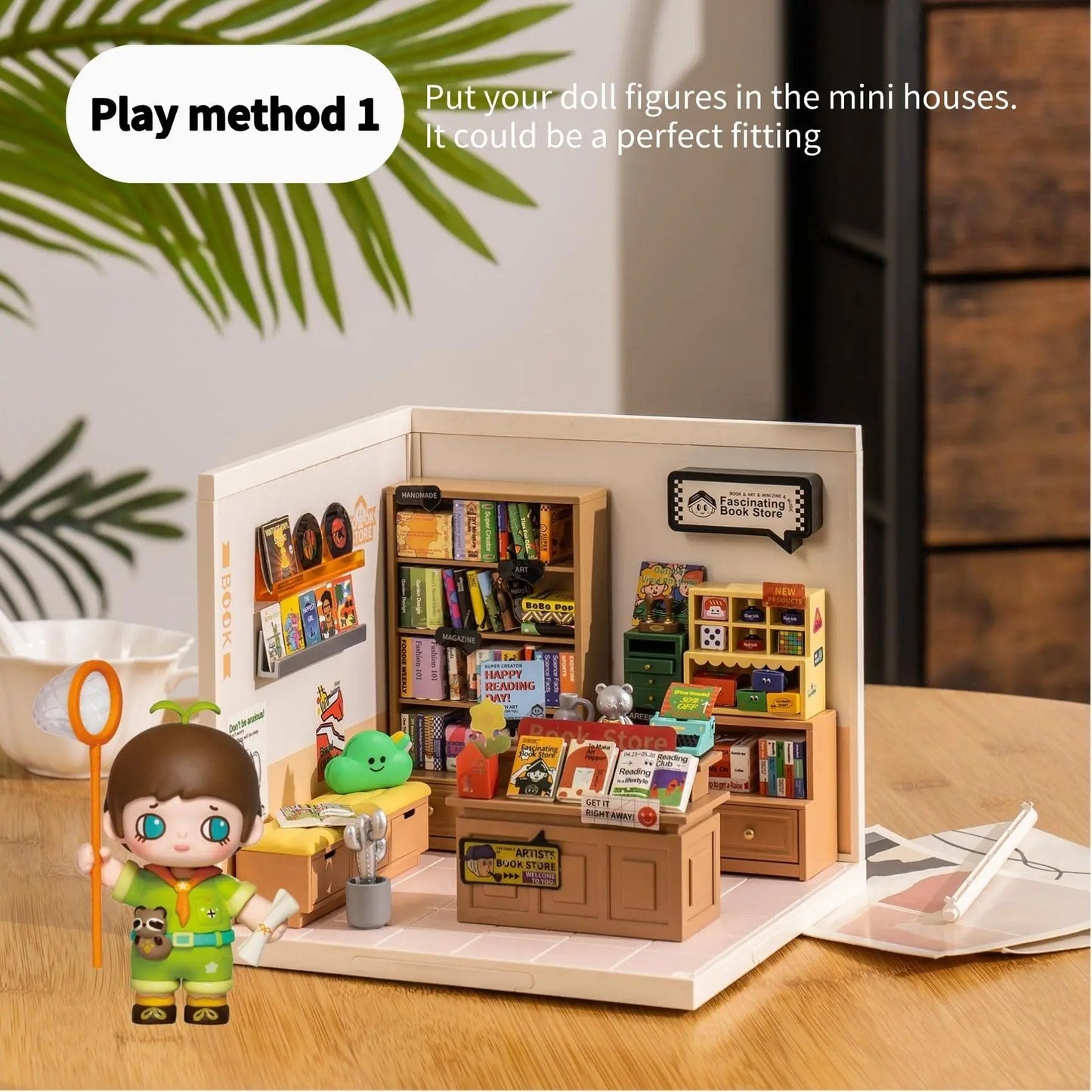 Robotime Rolife Super Creator Series DIY Miniature House Model Kit DW004 DW005B DW006
