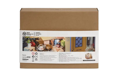 Robotime Rolife Homey Kitchen DIY Miniature House Wooden Model Kit DG159