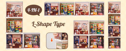 Rolife Super Creator Mini Series Dollhouse 3D Puzzle DIY Miniature House Model Kit