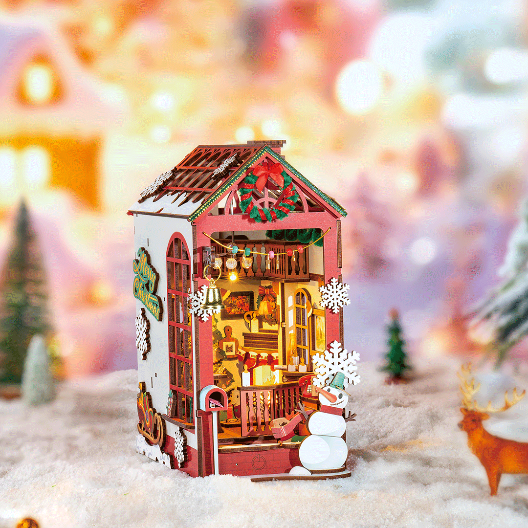 Rolife Christmas Indoor Scene DIY Book Nook TGC07