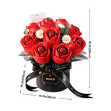 ROKR Red Rose Bouquet(AF02J) DIY Plastic Flower Puzzle Kit Gift