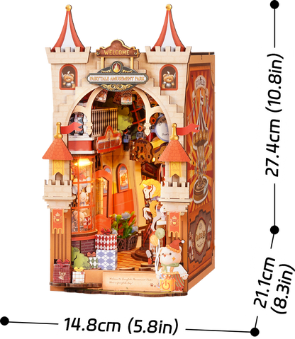 Rolife DIY Book Nook – Fairytale Amusement Park Wooden Puzzle Kit (TGB17)