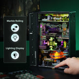 DIY ROKR Alchemy City Marble Run 3D Puzzle – Mechanical Model Kit MR04S